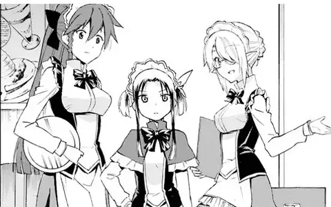 Maid uniform for the girls (Riko and Kuon)? Where should I sign to go to this café?!