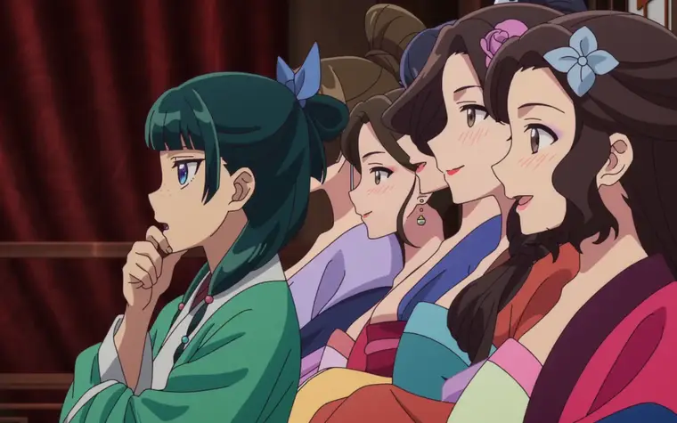 Kusuriya no Hitogoto Season 3 Ep.02 - Jinshi just can't decide. Maomao, push him!
