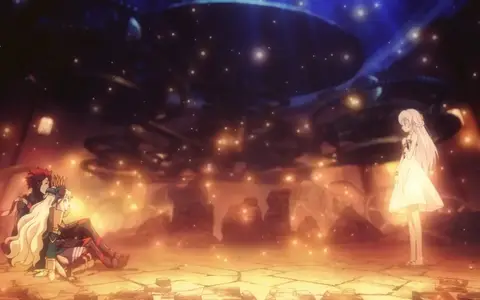 Shurelia and Delta first meeting. Honestly I was surprised when I saw her appearing as a cameo sort of and then she actually has a route so...