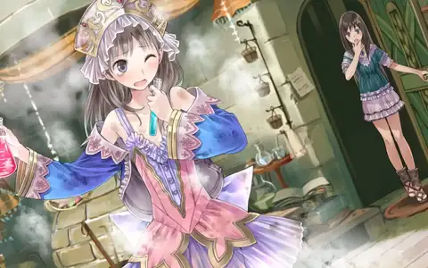 A classic of every Atelier game series, an atelier exploding because one of the heroines doing their magic in the wrong way. In this case it's Totori and Cecilia will be the one cleaning.