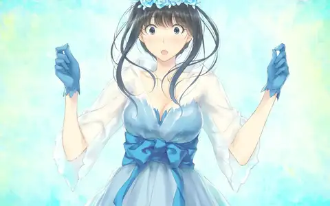 Magical Suou gets her magical costume to go and see her magical prince Mayuri. Honestly the whole play was amazing art-wise.