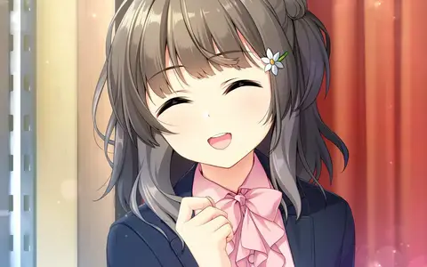 Suzumoto Chisa showing a 10/10 smile. She was a surprising character in the series that initially flew under my radar.