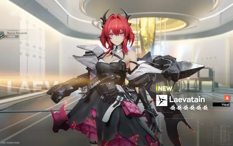 Laevatain Gacha Victory - Both character and weapon