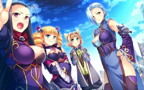 These four (Karin, Keifa, Shuuran and Shunran) are the core team of the Souten no Haou visual novel.