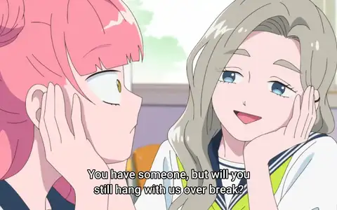 Yes, Shino is right here in asking Miyu. That's one of the things that are most damning when someone get a lover, they just disappear from friends.