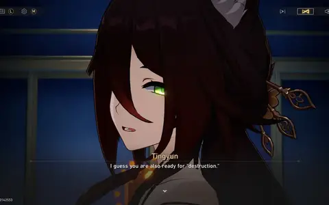 Whoa, Tingyun/Fugue can really be intimidating with her voice and looks when she want to. I wasn't expecting to see her in Planarcadia at all...