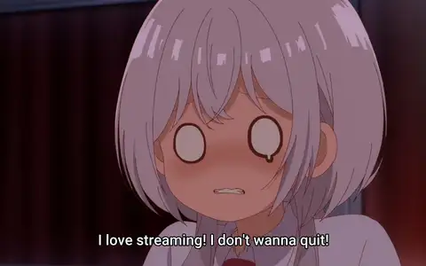 Iko doesn't want to quit doing her stream so she's sulky. Being popular is hard though so Arisu's help is necessary to save the day yet again!