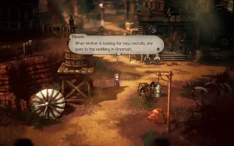 Throne from Octopath Traveler 2 so far was one of the most interesting story wise...