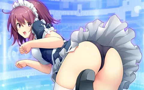 Karin as a heroine of Uchi wa Mou Enki Dekinai was great, but imagine your daughter doing this pose in front of the public while you're watching...embarrassing.