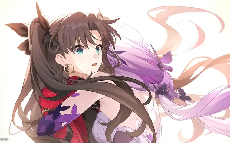 Star Rail Fate Collab 2 - Rin and Gilgamesh! Castorice keep blinking!