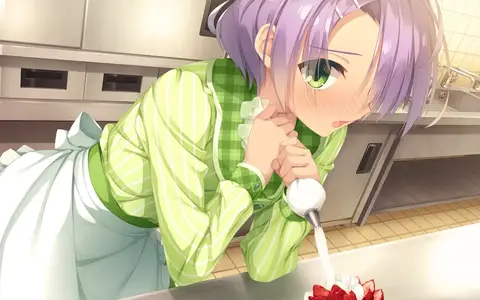 I'm not sure you should squeeze the bottle that hard to make the cream come out Mei. *looks away*