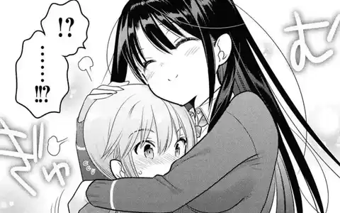 I wish I could recharge energy just like Konoka does by hugging Kanon. She seems to be ultra huggable.