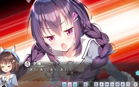 Shihon is known for her hair attacks shown in this picture! Never anger her or feel the wrath of her twin tails!