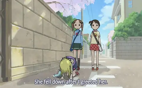 Oh we found a stray foreigner here. What are you doing on the ground Ana Coppola?!