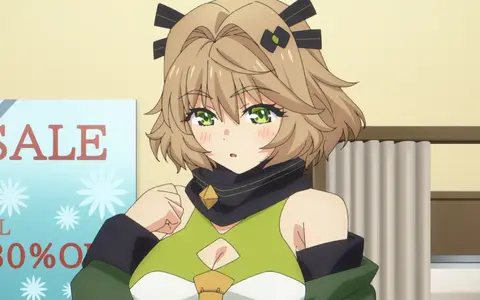 Her new outfit is cute, but clearly she picked it up to elicit a certain response from protagonist. Can't deny that can we?