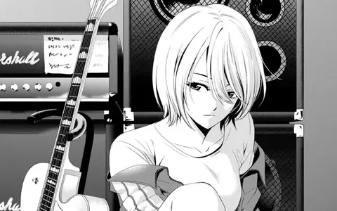 Akane with her trusted guitar, she was the one that stole my heart since the very first volume. Not sure why, but it was immediate.